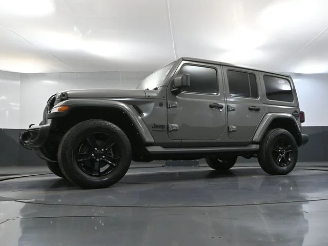 Certified Used 2022 Gray Jeep Unlimited Sahara Altitude image 56