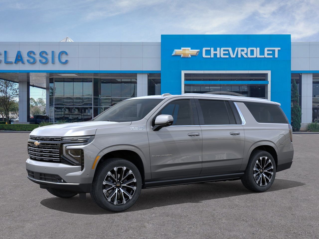 2025 Chevrolet Suburban High Country Gray at Classic Elite Chevrolet Hwy 6