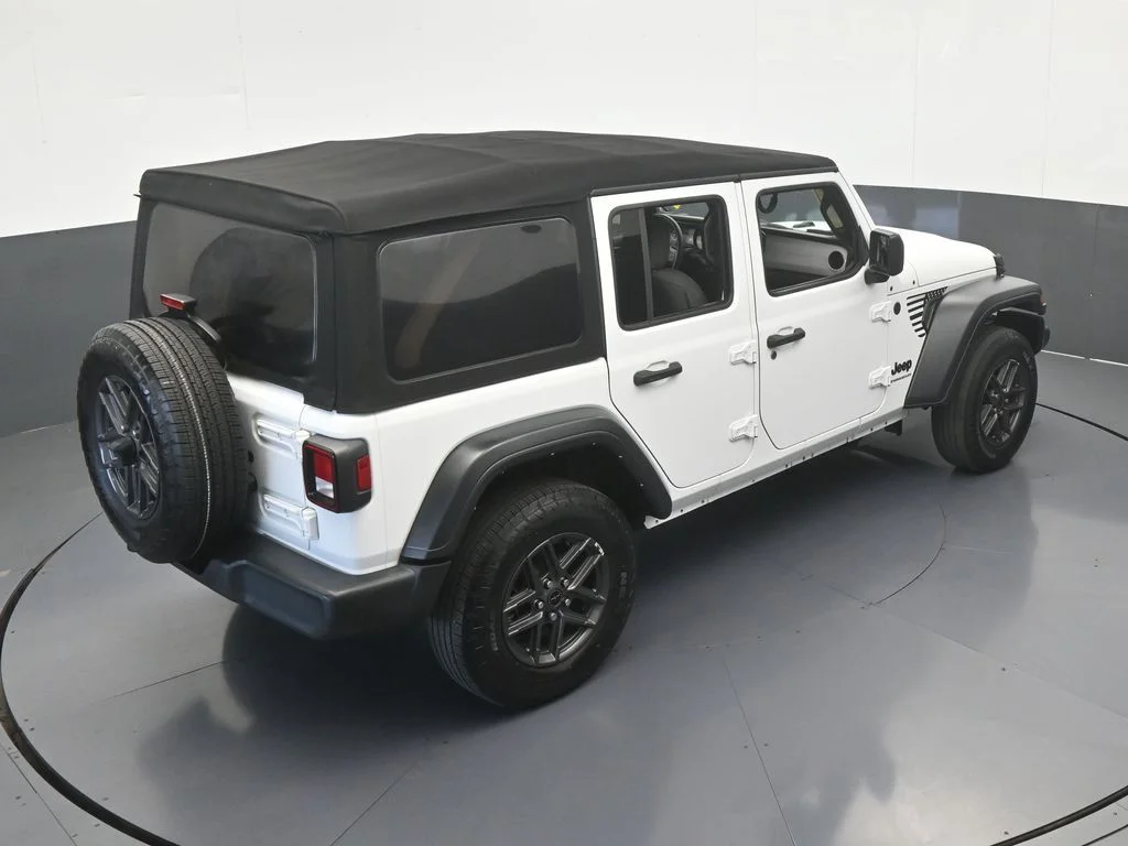 Used 2024 Bright White Clearcoat Jeep Sport S image 46