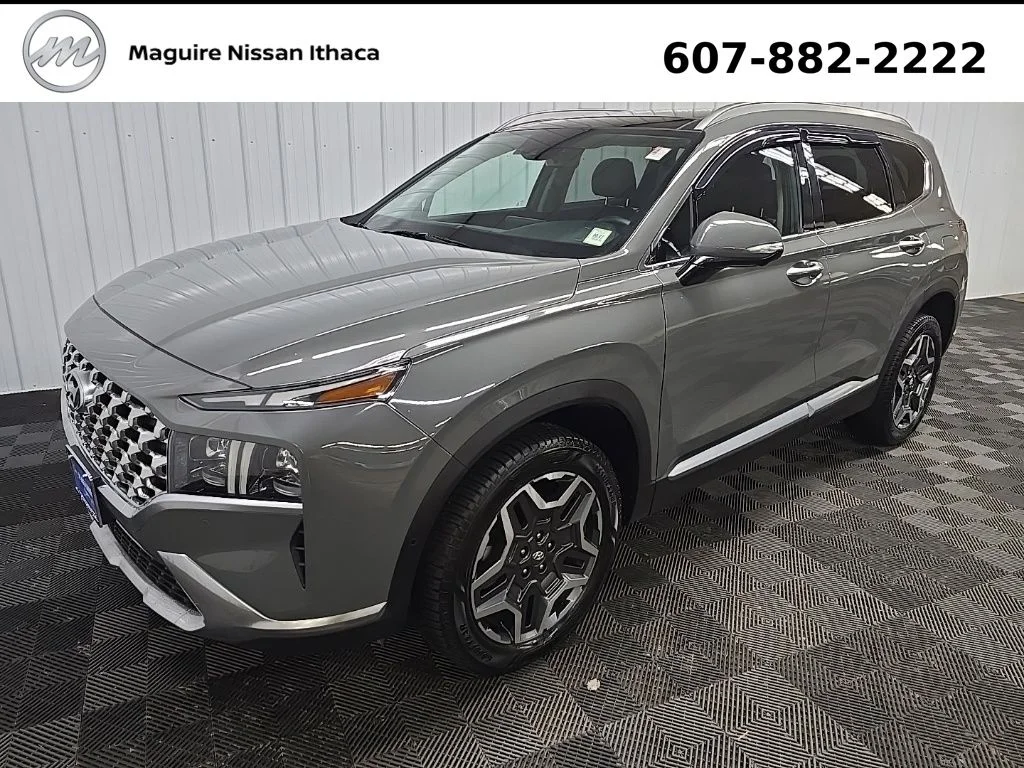Used 2021 Gray Hyundai Limited image 9