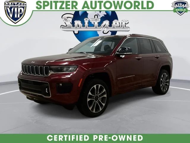 Used 2022 Red Jeep Overland image 1