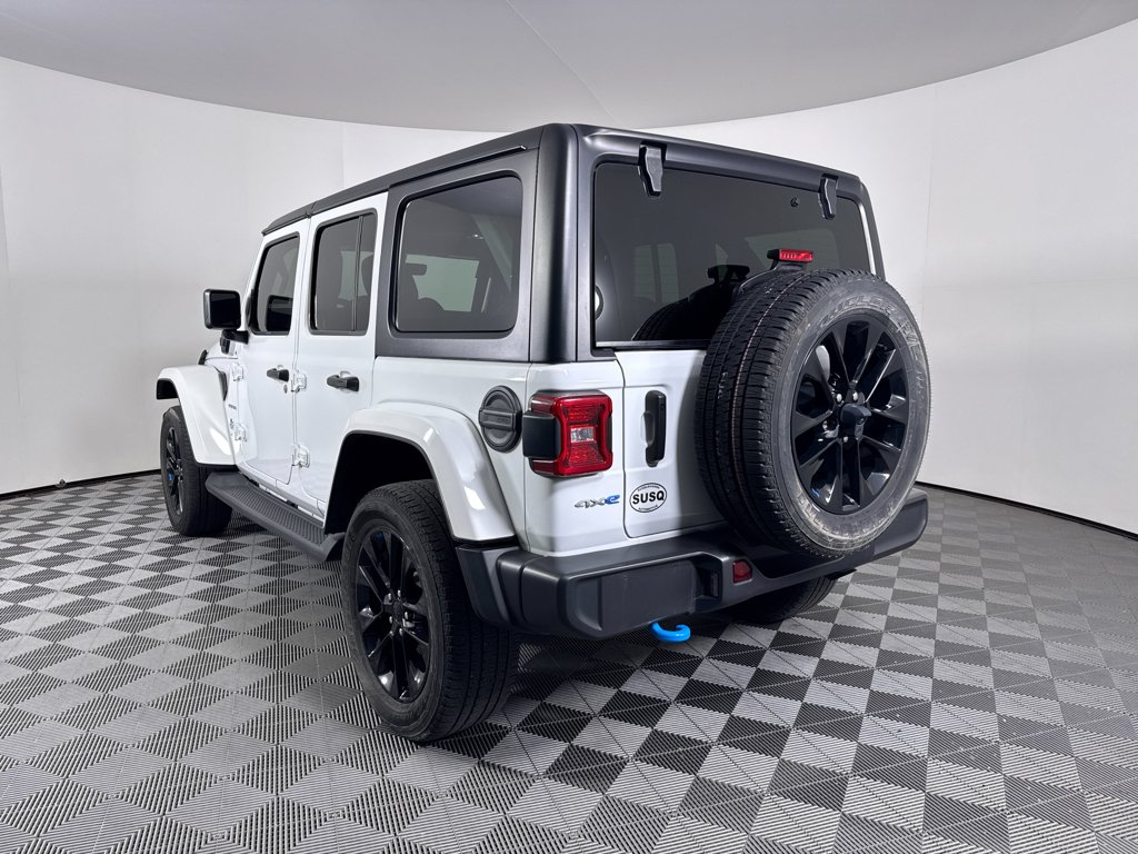 Used 2023 Bright White Clearcoat Jeep Sahara image 19