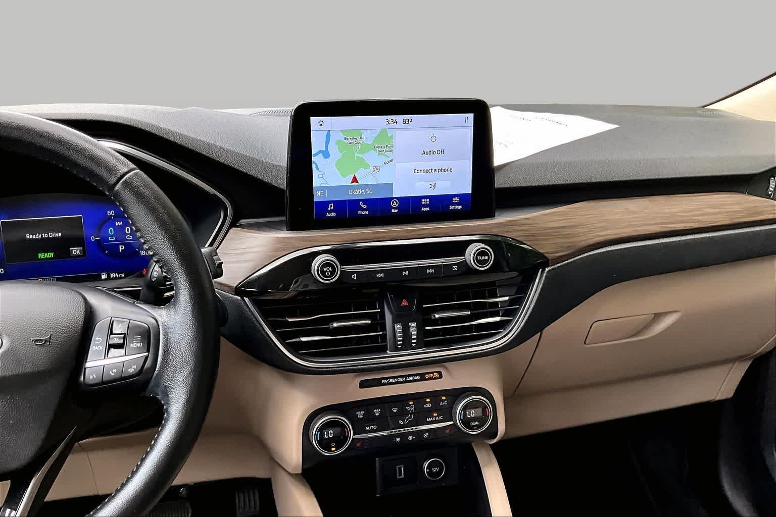 Used 2020 Star White Metallic Tri-Coat Ford Titanium Hybrid image 7