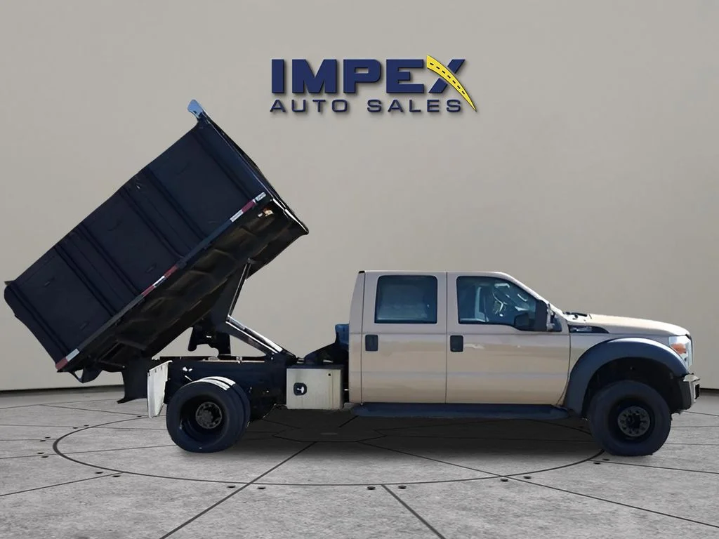 Used 2013 Brown Ford XL Dump Truck image 4