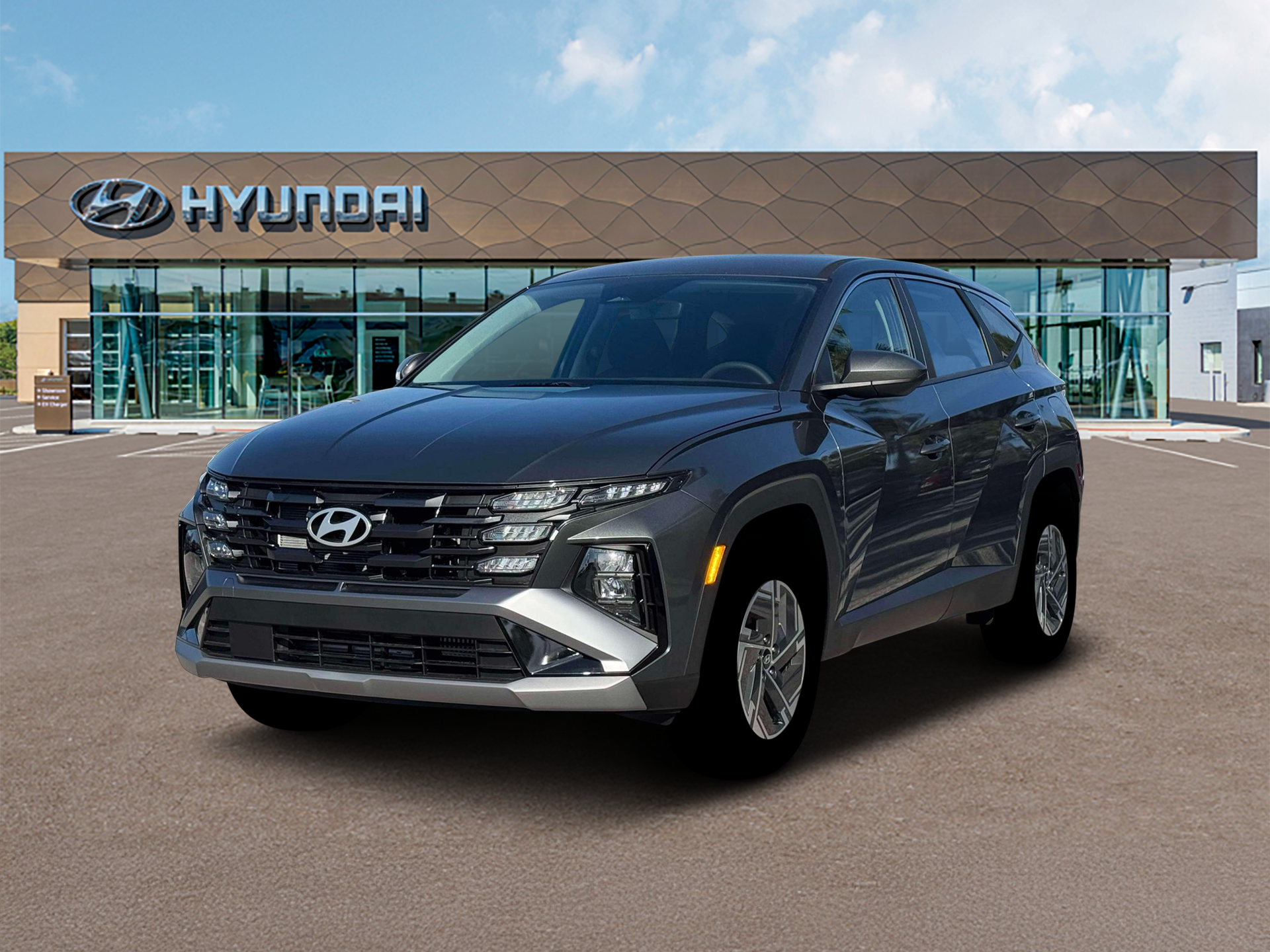 New 2026 Gray Hyundai Blue image 1