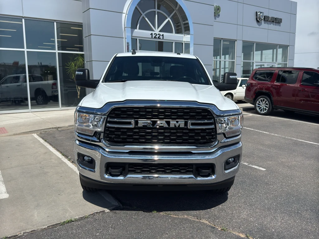 Used 2024 Bright White Clearcoat Ram Big Horn image 8
