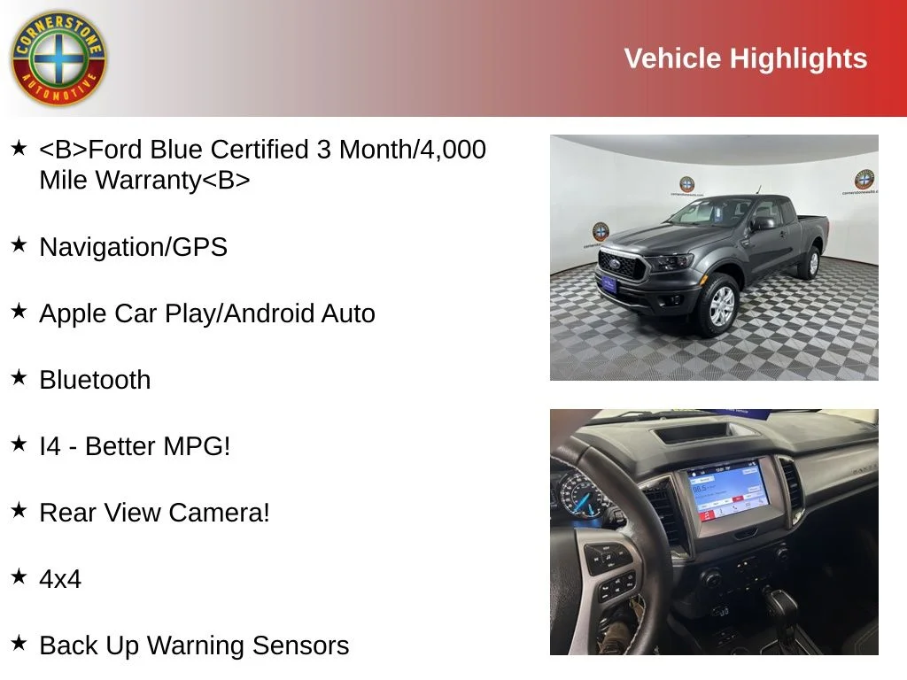 Used 2019 Ford Ranger XLT with VIN 1FTER1FH8KLA71348 for sale in Elk River, Minnesota