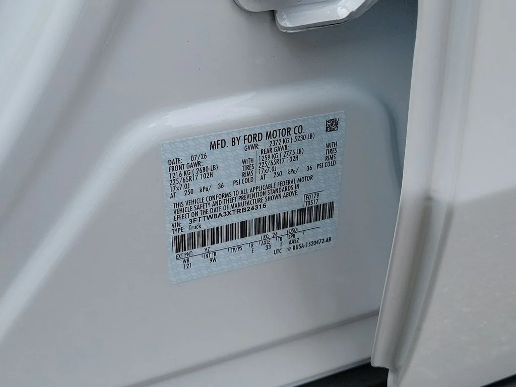 New 2026 Oxford White Ford XL image 28