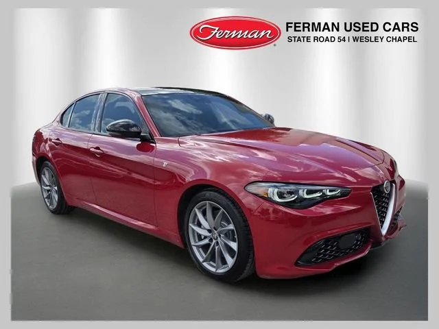 Used 2024 Red Alfa Romeo Ti RWD image 1