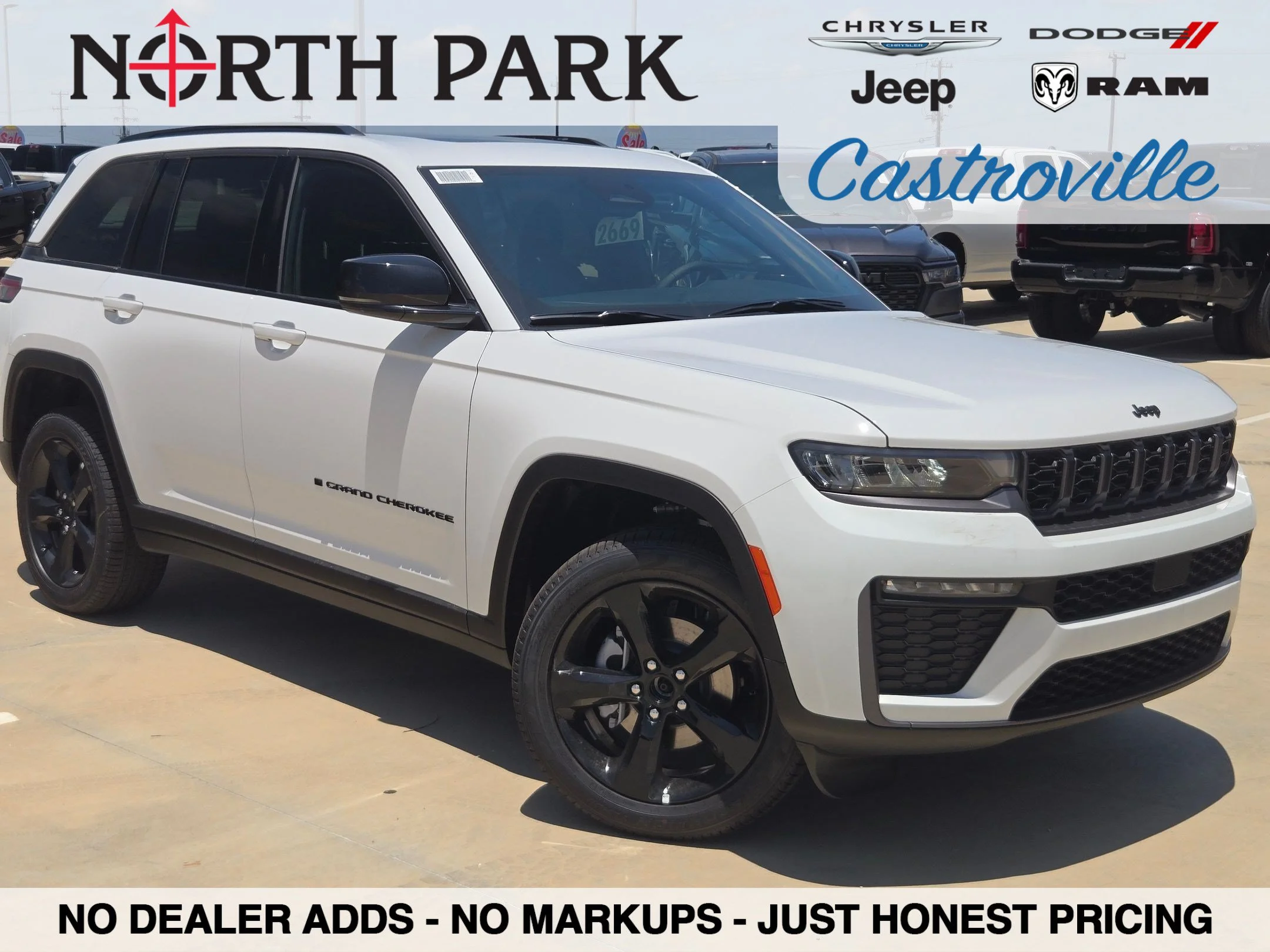 New 2026 Bright White Clearcoat Jeep Limited image 1