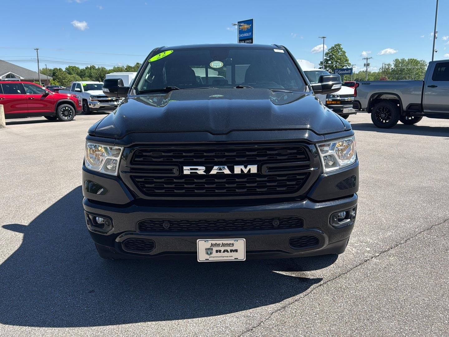 Used 2022 Diamond Black Crystal Pearlcoat Ram Big Horn image 16