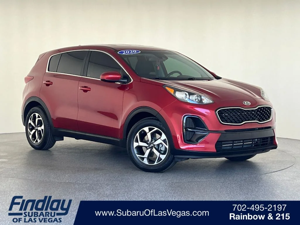 Used 2020 Red Kia LX image 1