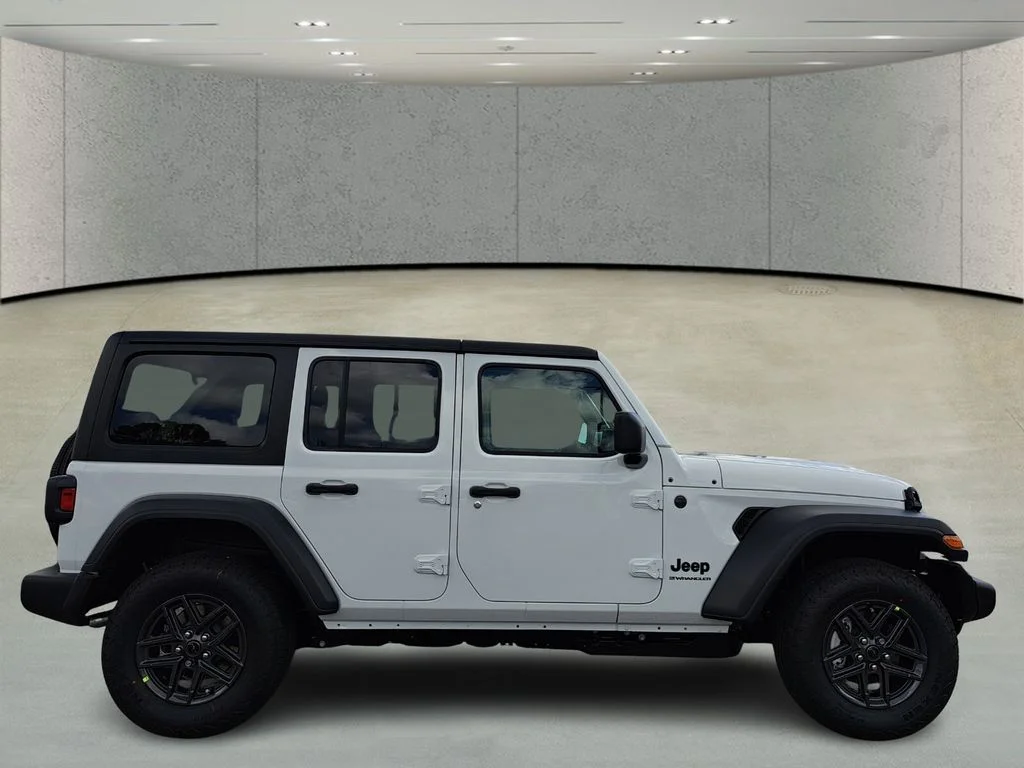 New 2026 Bright White Clear-Coat Exterior Paint Jeep Sport S image 5