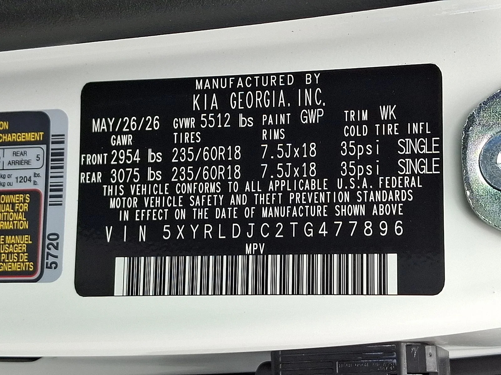 New 2026 White Kia S image 21