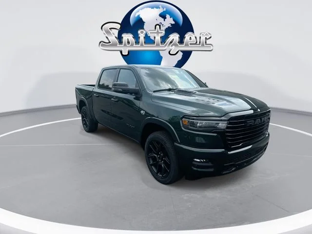 New 2026 Serrano-Green Metallic Exterior Paint RAM Laramie image 3