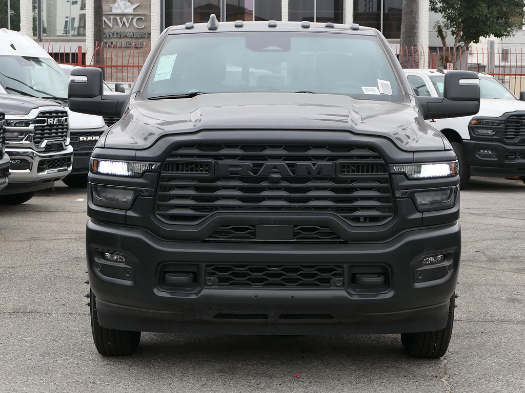 New 2026 Granite Crystal Metallic Clear Coat RAM Tradesman Crew Cab 4x4 8
