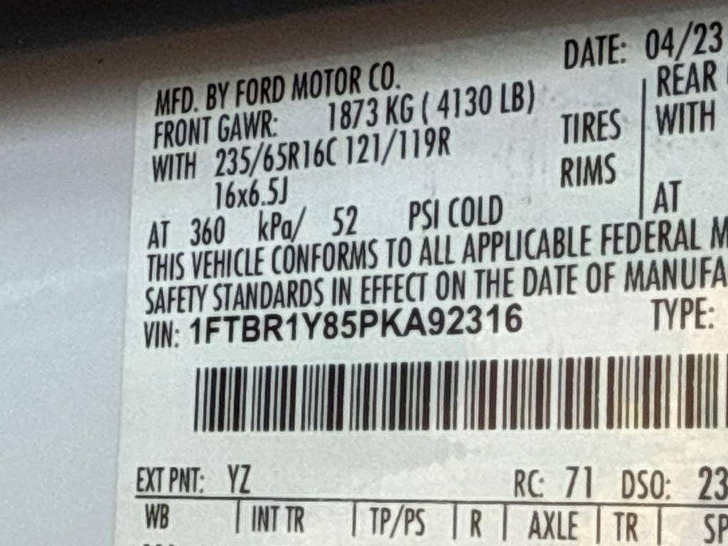 2023 Ford Transit Van Base - Photo 26