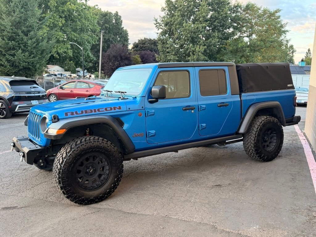 Used 2022 Hydro Blue Pearlcoat Jeep Rubicon image 8