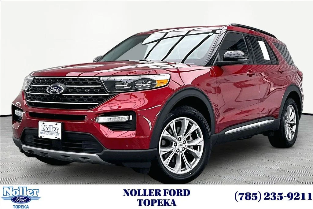 Certified Used 2023 Red Metallic Ford XLT image 1