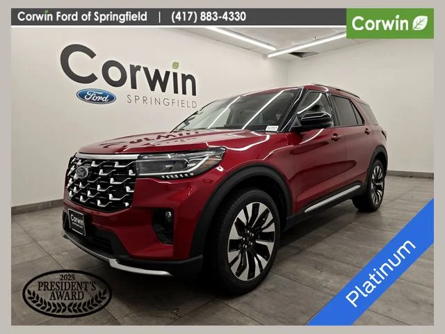 New 2026 Red Ford Platinum image 1