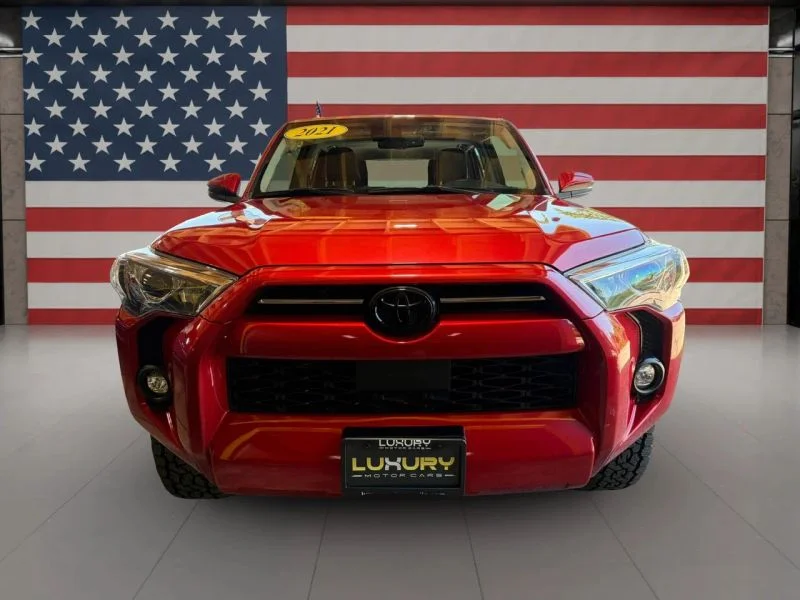 Used 2021 Red Toyota SR5 Premium Sport Utility 4D image 9