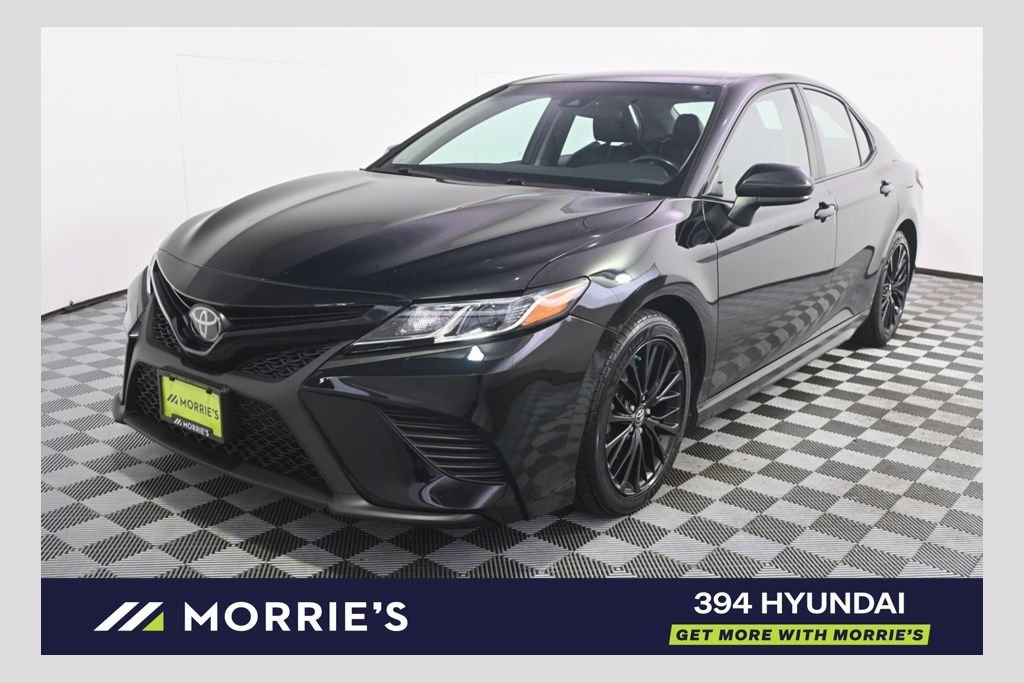 Used 2019 Midnight Black Metallic Toyota SE image 1