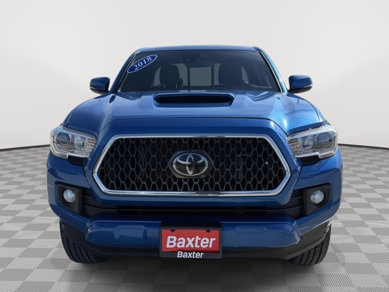 Used 2018 Blazing Blue Pearl Toyota TRD Sport image 2