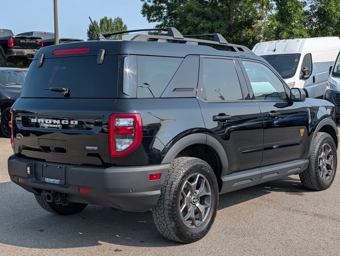 Certified Used 2023 Black Ford Badlands - - 4x4 - Power Sunroof - Fordpass Connect - Back Up Cam - Premium Pkg & More! image 8