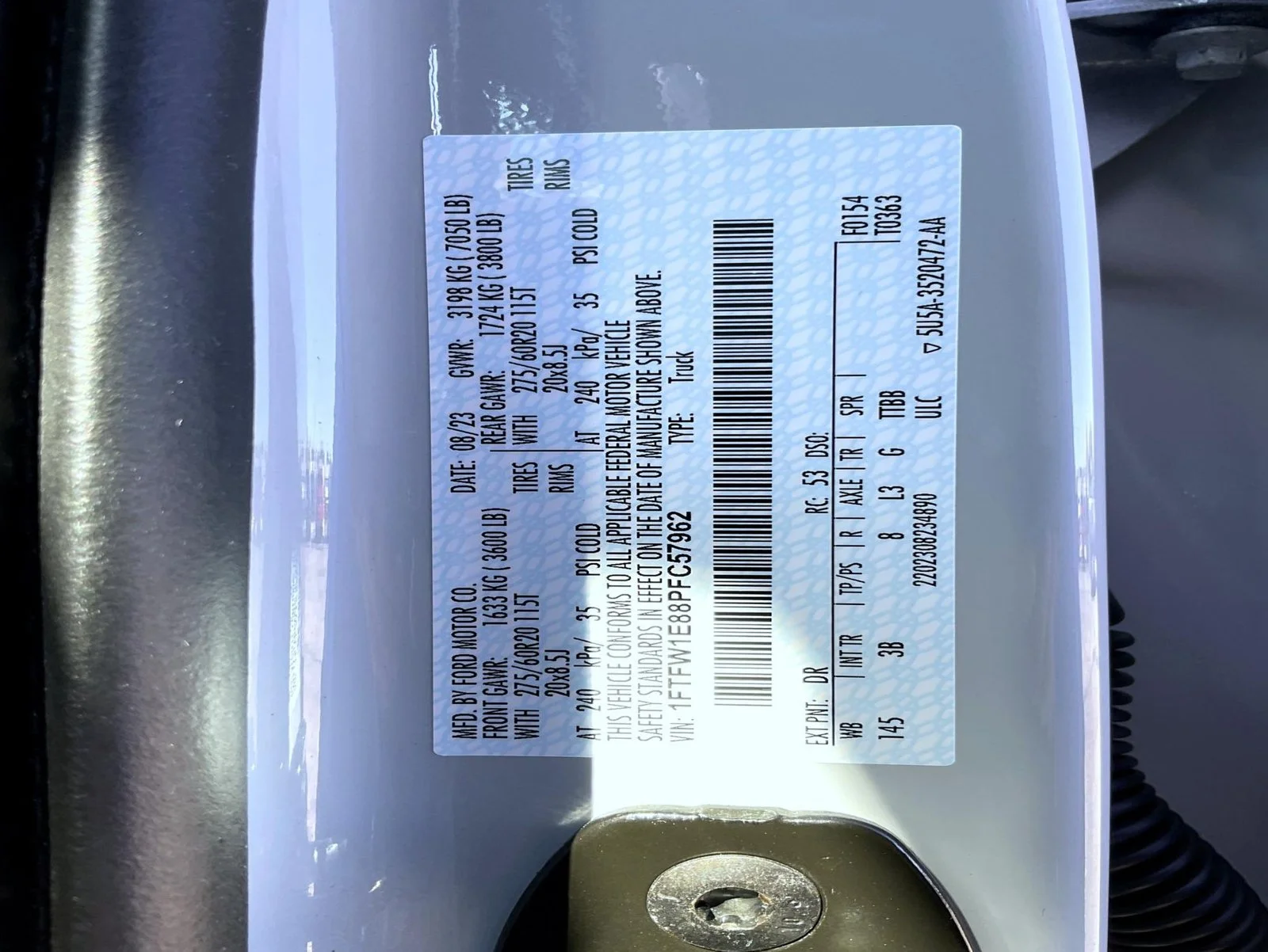 Certified Used 2023 White Ford Platinum image 25