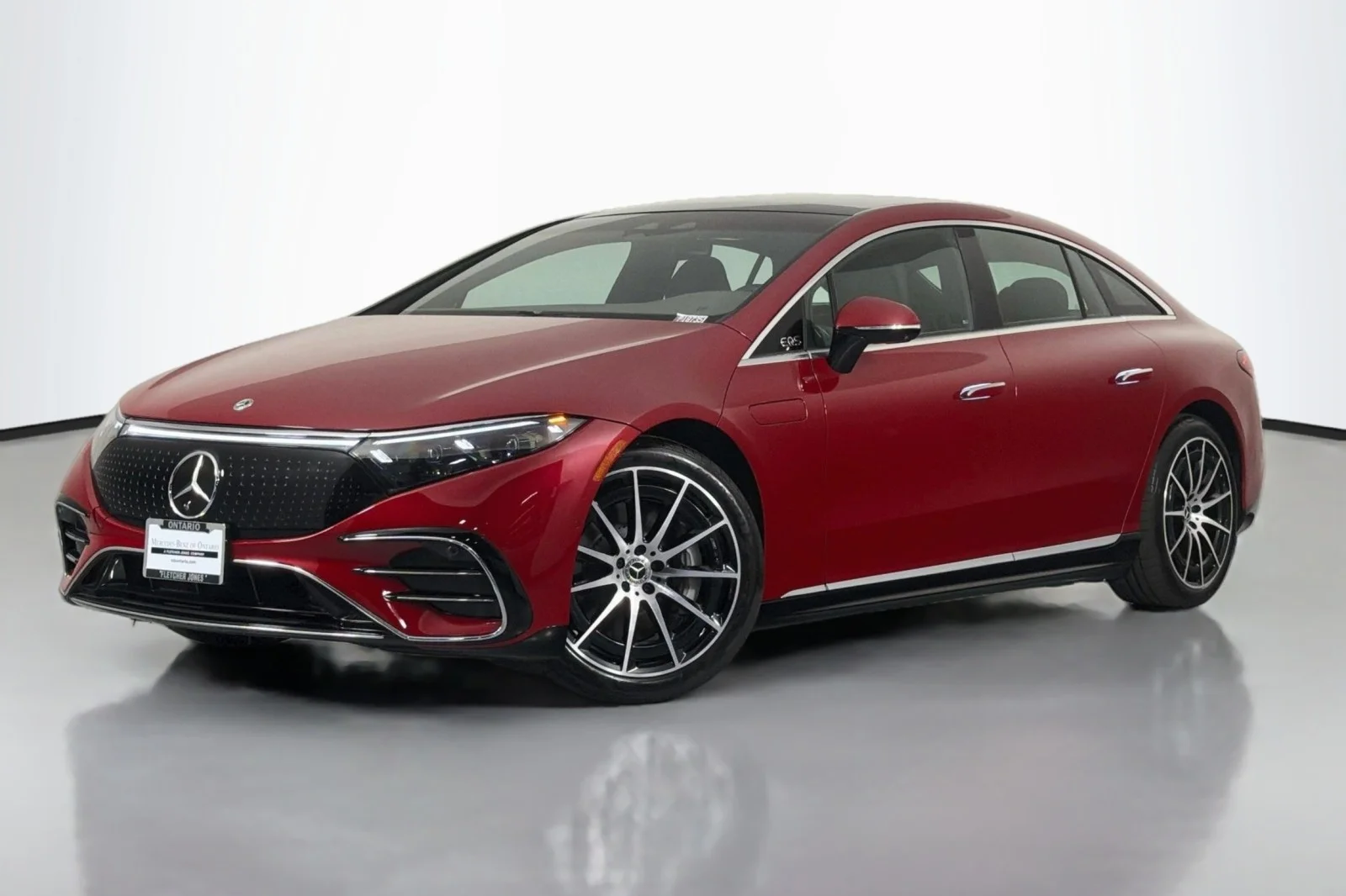 Certified Used 2024 MANUFAKTUR Patagonia Red Metallic Mercedes-Benz EQS 450+ image 1