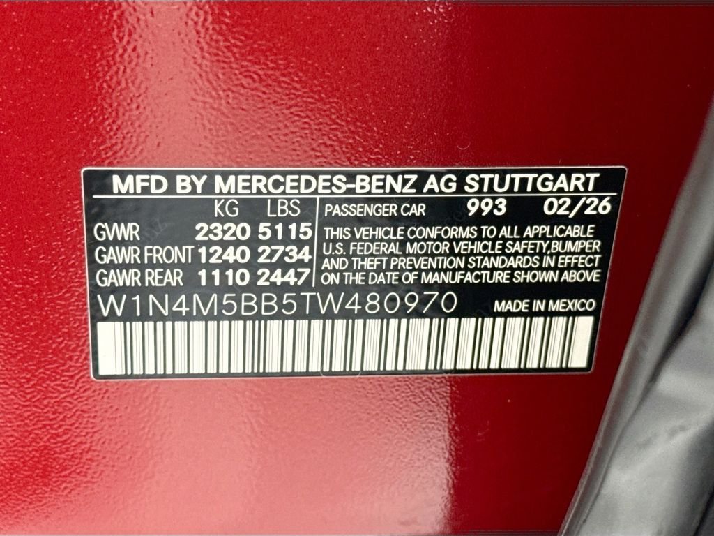 New 2026 Patagonia Red Metallic Mercedes-Benz GLB 35 AMG® image 34