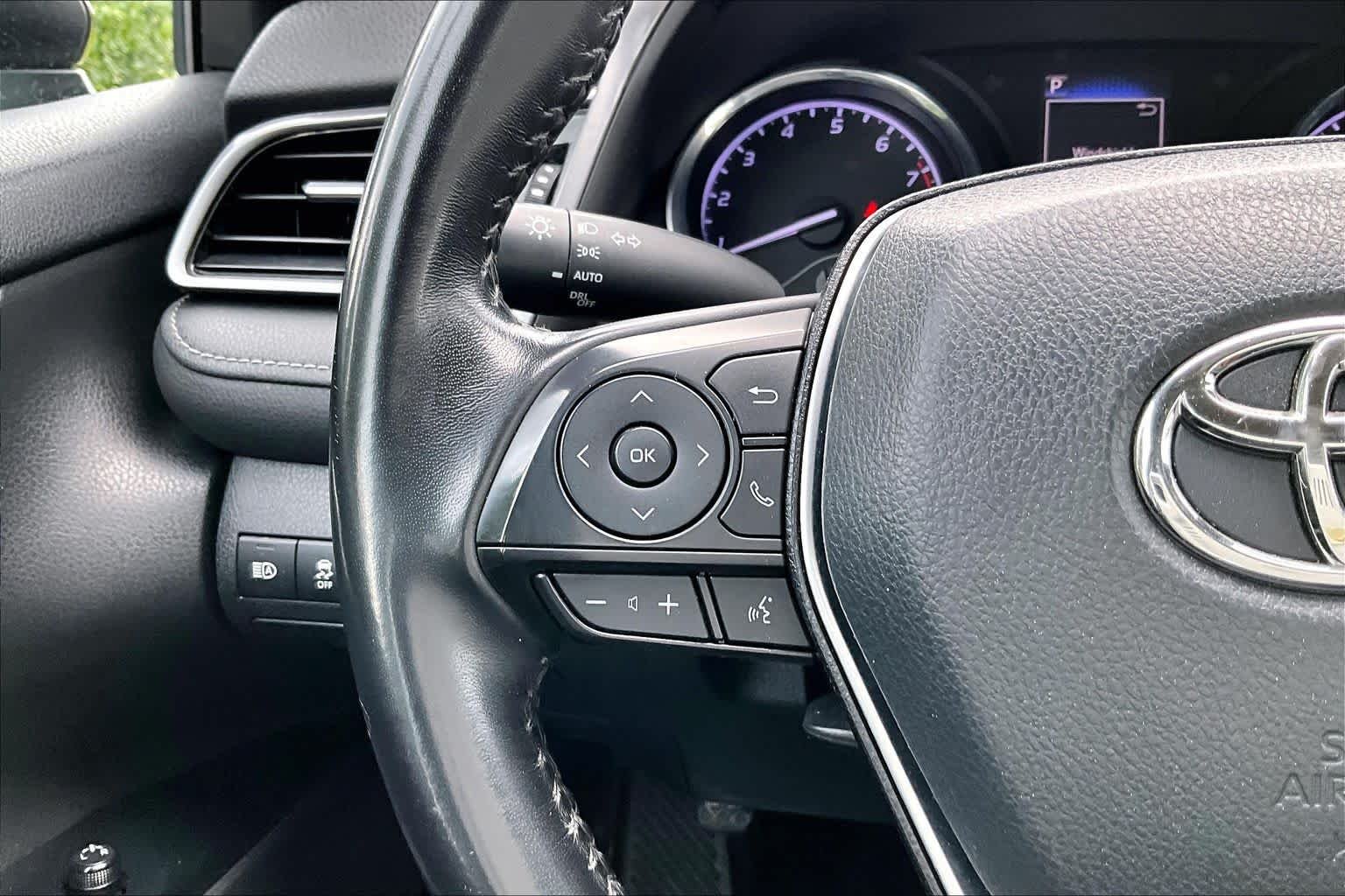 Used 2020 Midnight Black Metallic Toyota SE Nightshade image 23