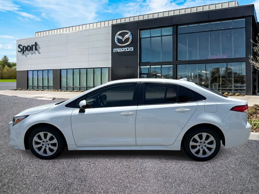 Used 2023 White Toyota LE image 6