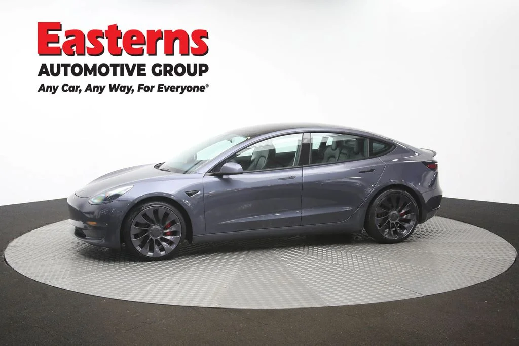 Used 2022 Gray Tesla Performance image 53