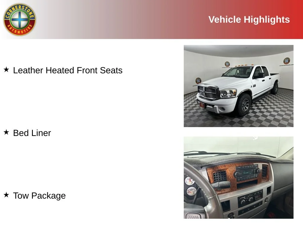 Used 2007 Dodge Ram 3500 Pickup Laramie with VIN 3D7ML38AX7G831122 for sale in Elk River, Minnesota