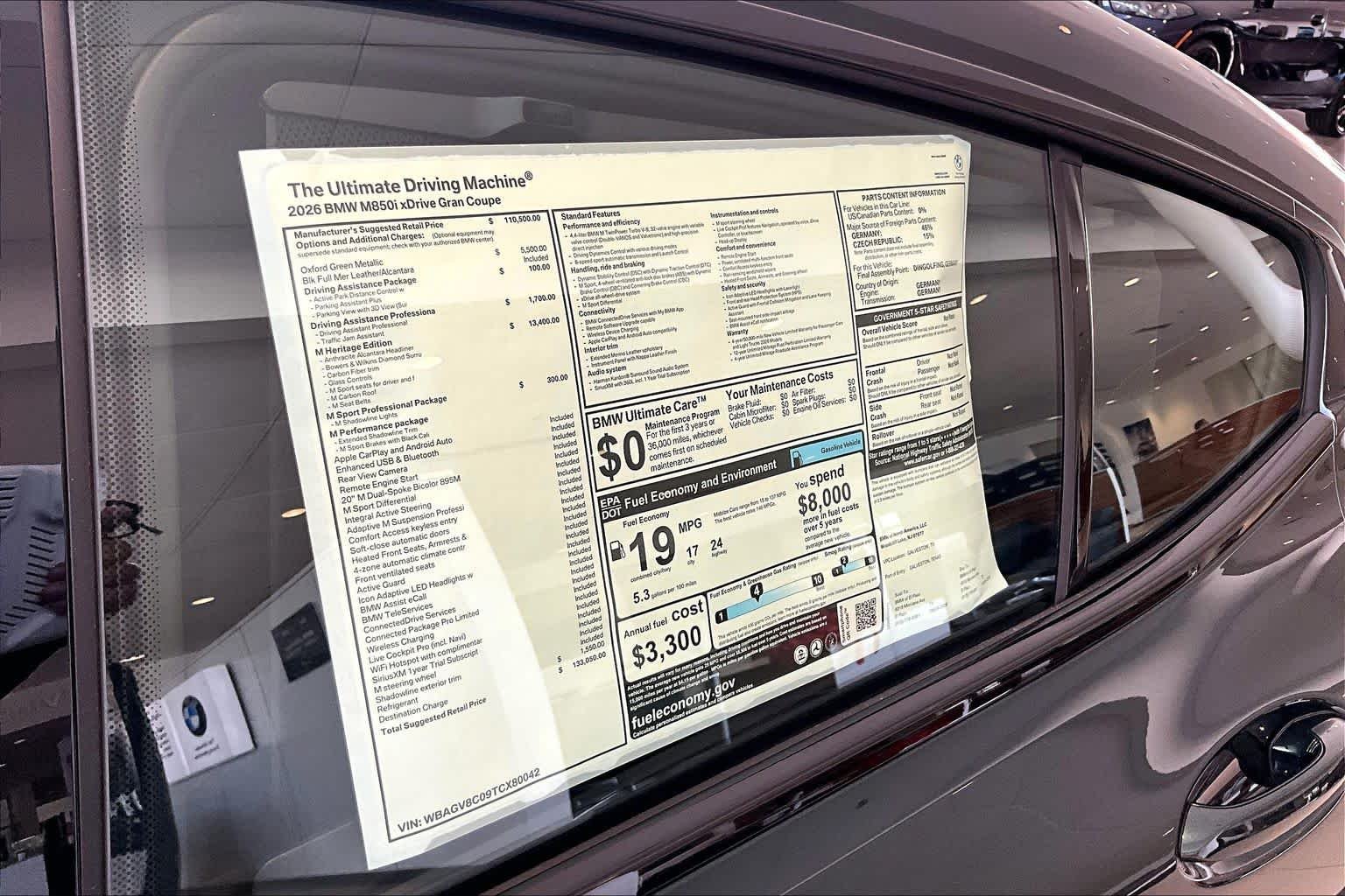 New 2026 Oxford Green Metallic BMW M850i image 20