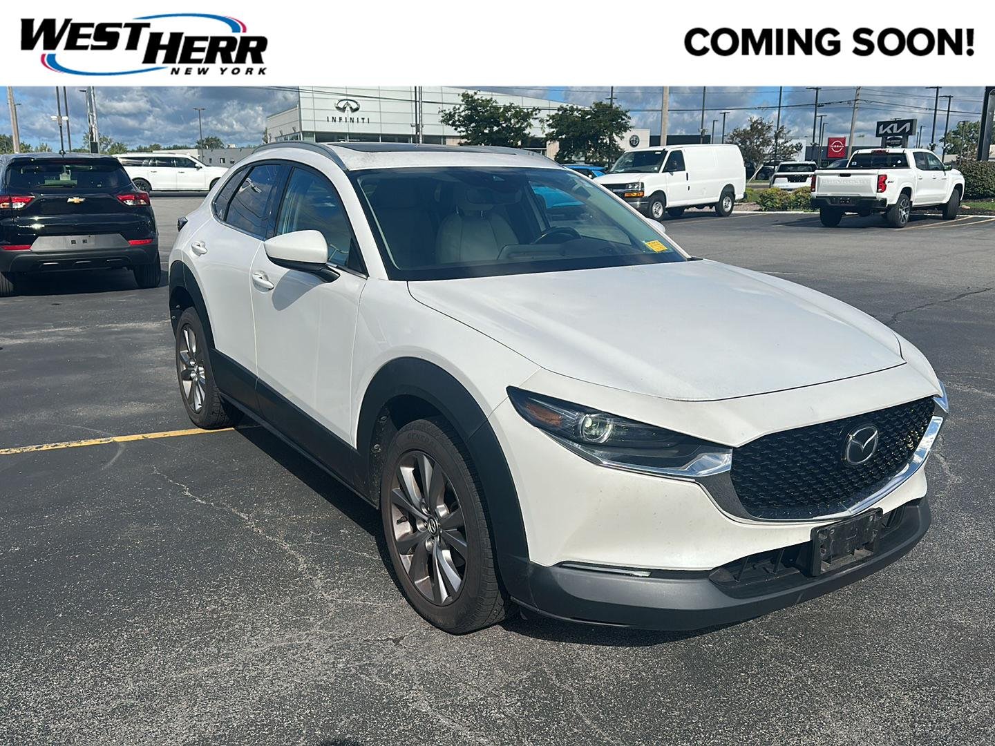 Used 2020 Snowflake White Pearl Mica Mazda Premium Package image 1