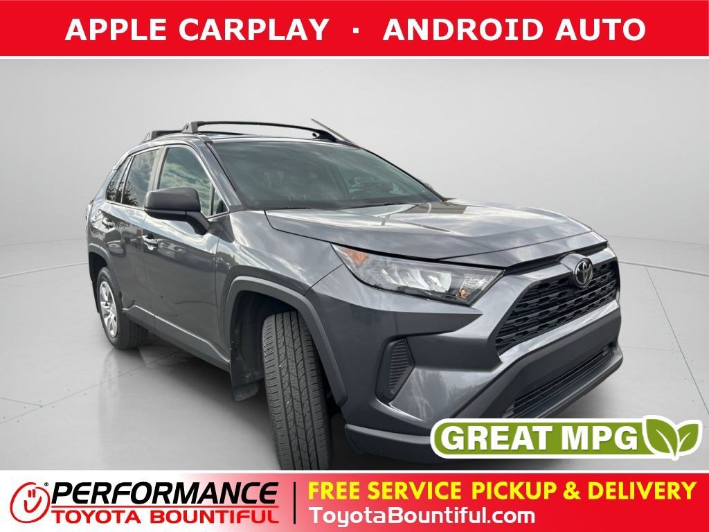 Used 2021 Magnetic Gray Metallic Toyota LE image 1
