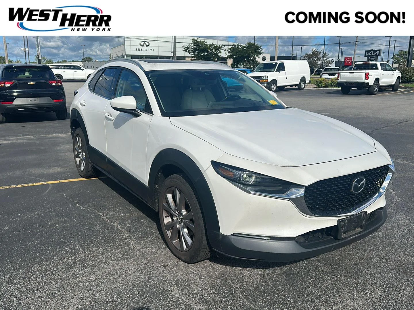 Used 2020 Snowflake White Pearl Mica Mazda Premium Package image 1