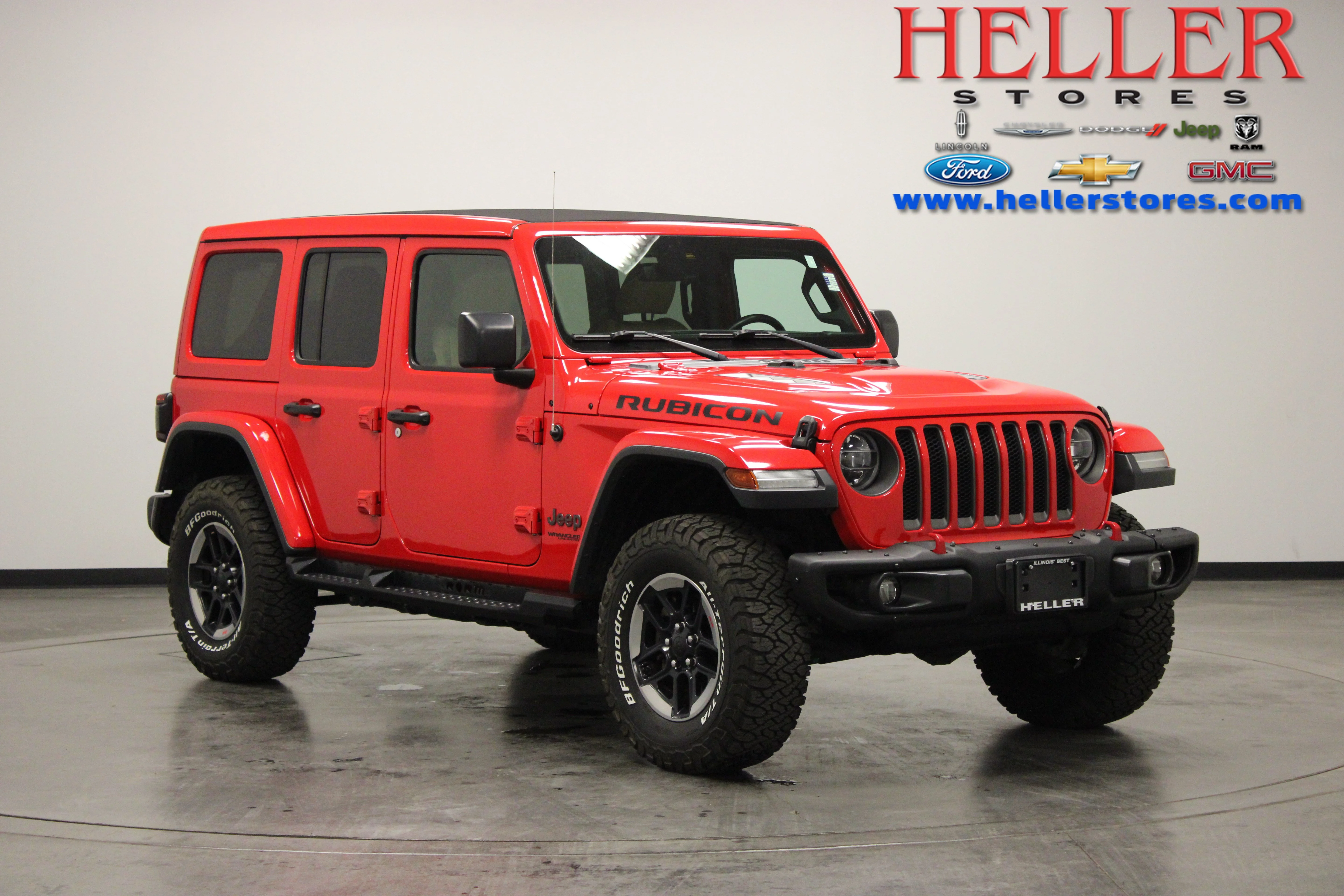 Used 2019 Firecracker Red Clearcoat Jeep Rubicon image 1