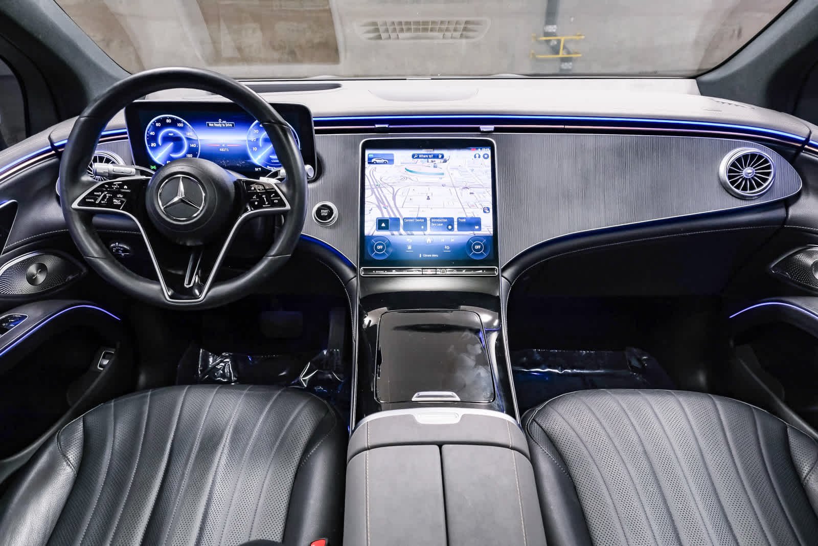 Certified Used 2023 MANUFAKTUR Alpine Grey Mercedes-Benz EQS 450+ image 15