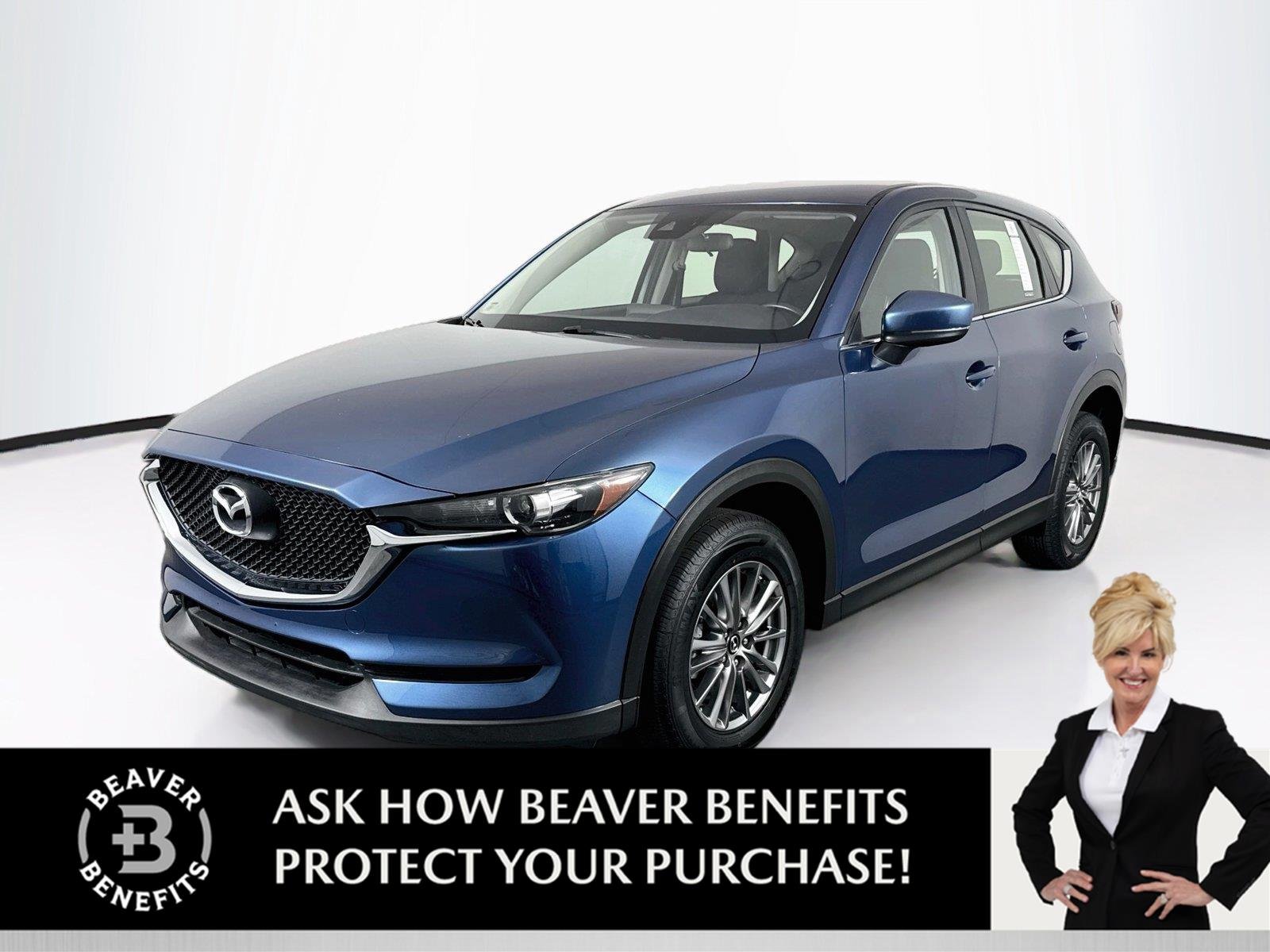Used 2018 Eternal Blue Mica Mazda Sport image 1