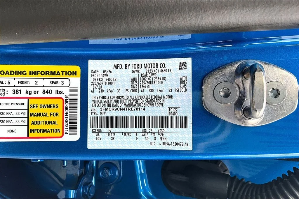 New 2026 Velocity Blue Metallic Ford Outer Banks® image 8