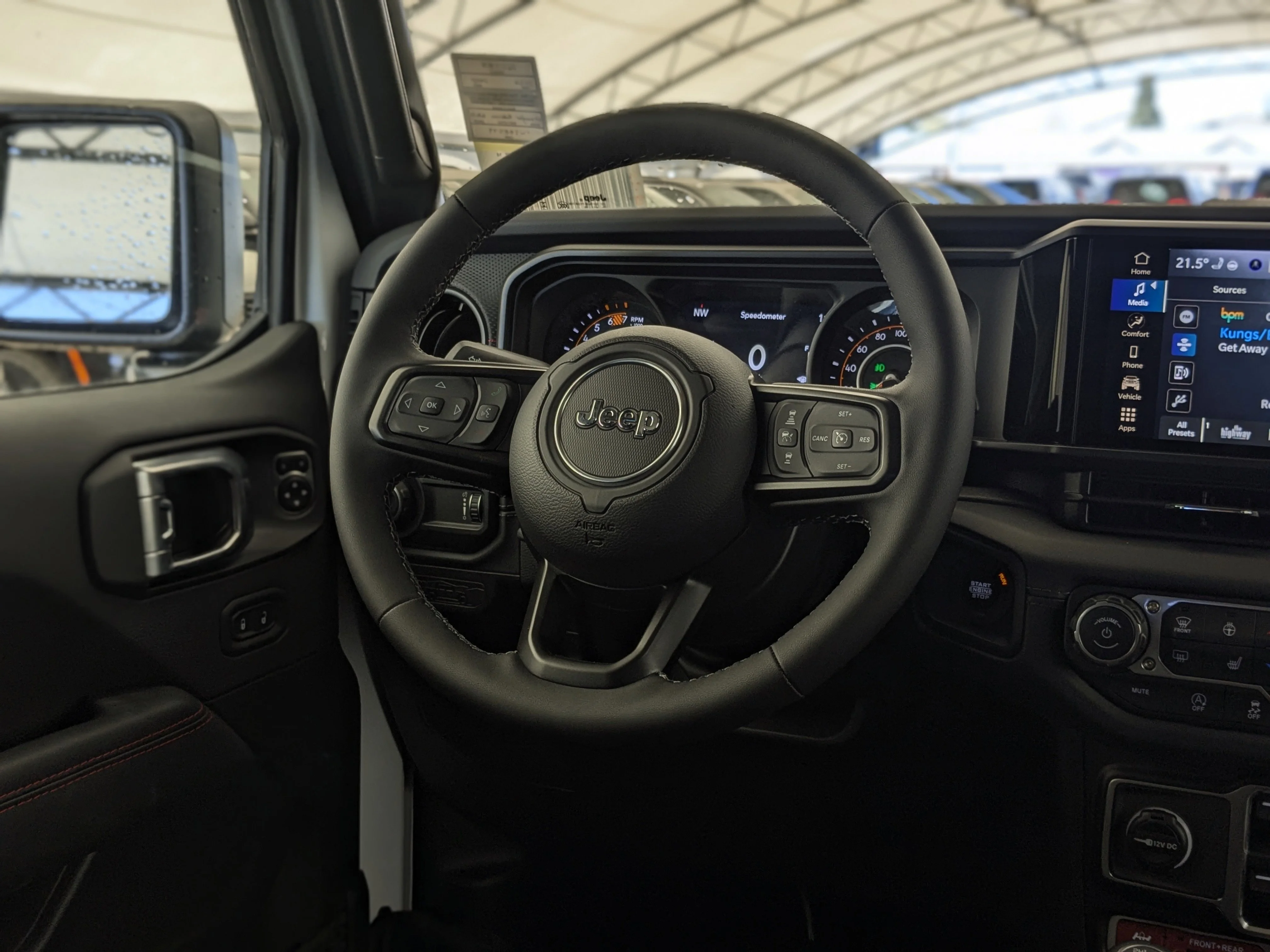 New 2026 White Jeep Rubicon - - 3.6L V6 - Nappa Leather - 3-Pc Hardtop - Steel Perf Hood - Safety & Conv Grps & More! image 14