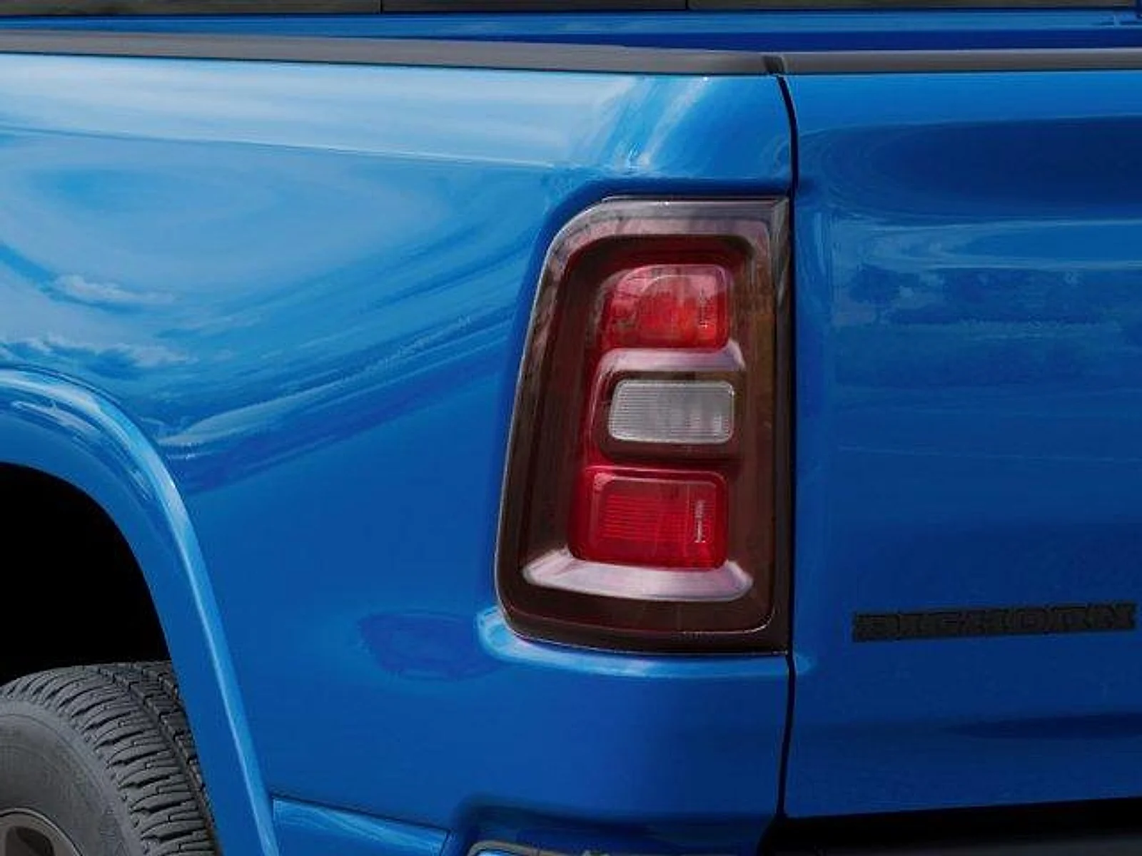 New 2026 Hydro Blue Pearlcoat RAM Big Horn Crew Cab 4x4 6
