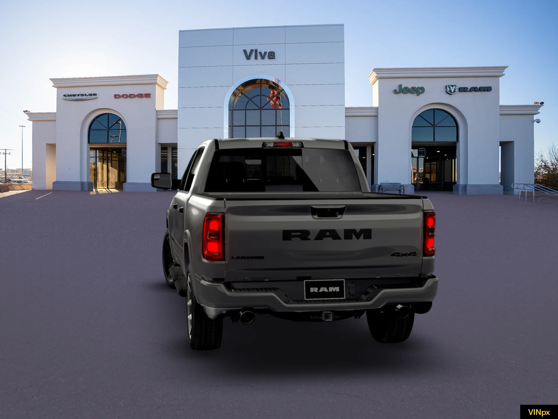 New 2026 Granite Crystal Metallic Clear-Coat Exterior Paint RAM Laramie image 25