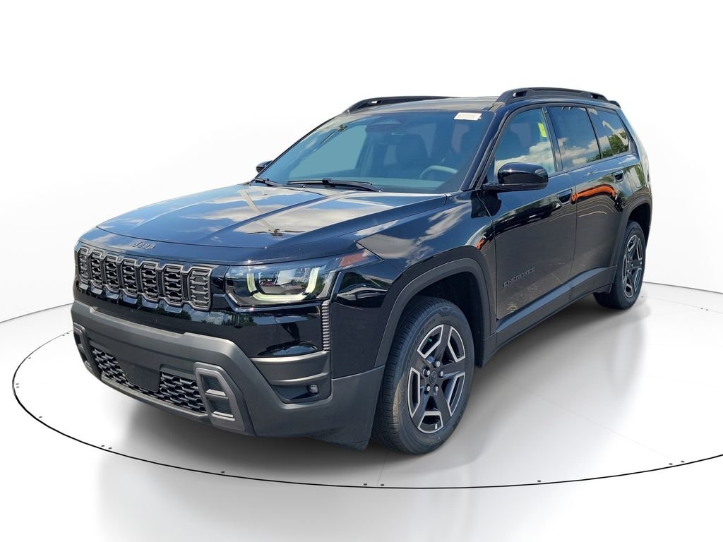 New 2026 Diamond Black Crystal Pearlcoat Jeep Limited image 2