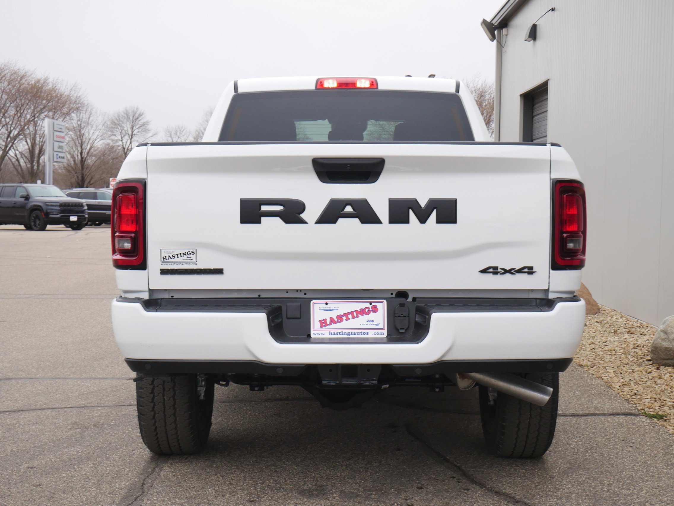 New 2026 Bright White Clear-Coat Exterior Paint RAM Big Horn image 4