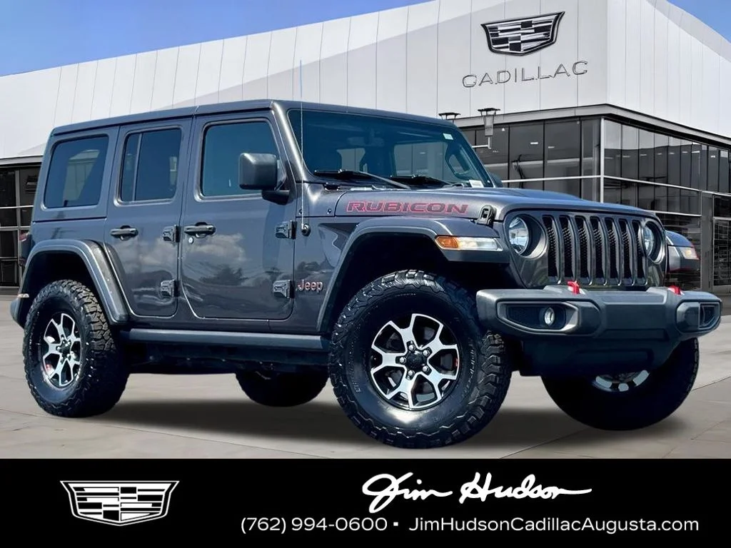 Used 2020 Gray Jeep Unlimited Rubicon image 1