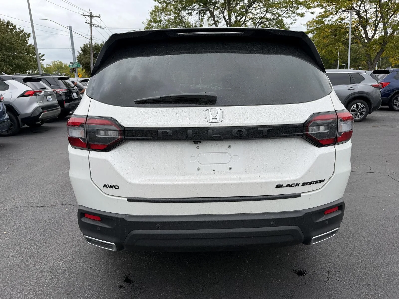 Used 2025 Platinum White Pearl Honda Black Edition image 5